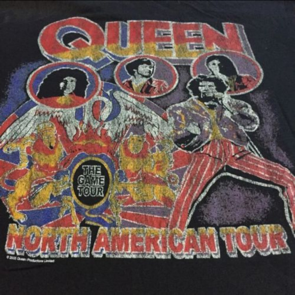 Queen Freddy Mercury Vintage Black Shirt 2005 - Picture 4 of 5